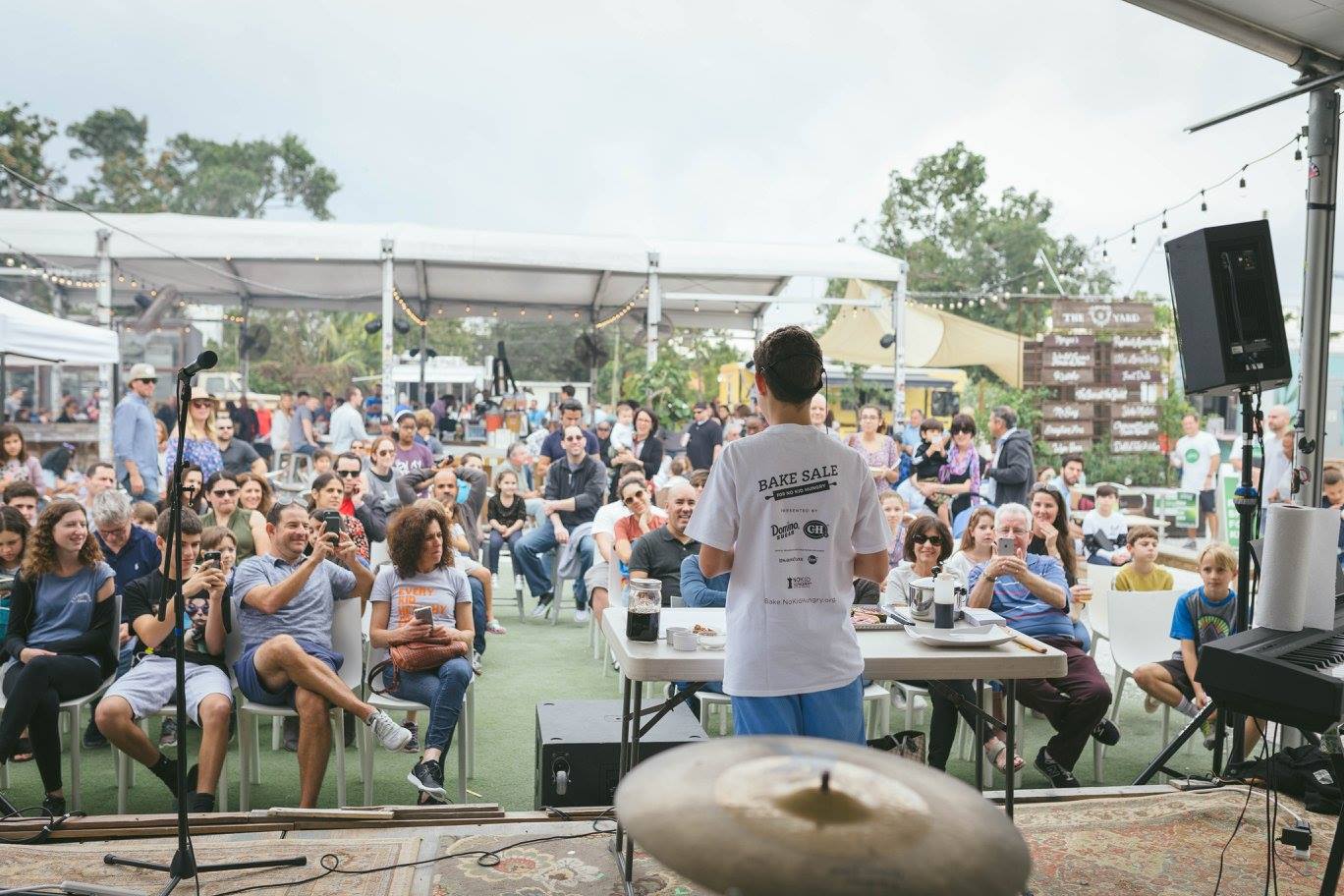 Tyler Zager offers a culinary demo on the main stage
