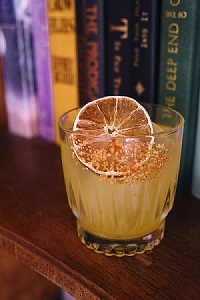 Spicy Daisy cocktail made with tequila and mezcal