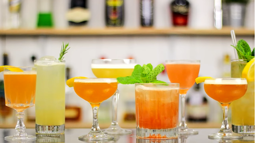 An array of cocktails