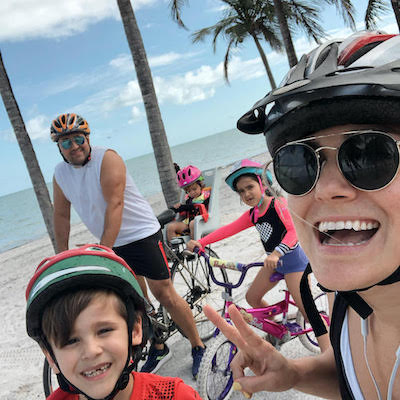 Chef Fernanda with her Children