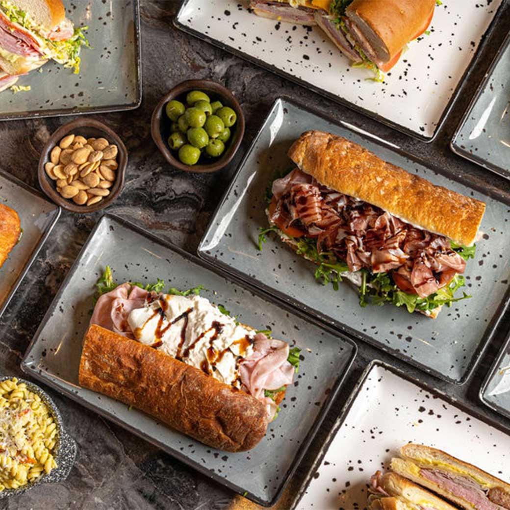 Adriano's Picture of all the sandwiches Adriano's offers.